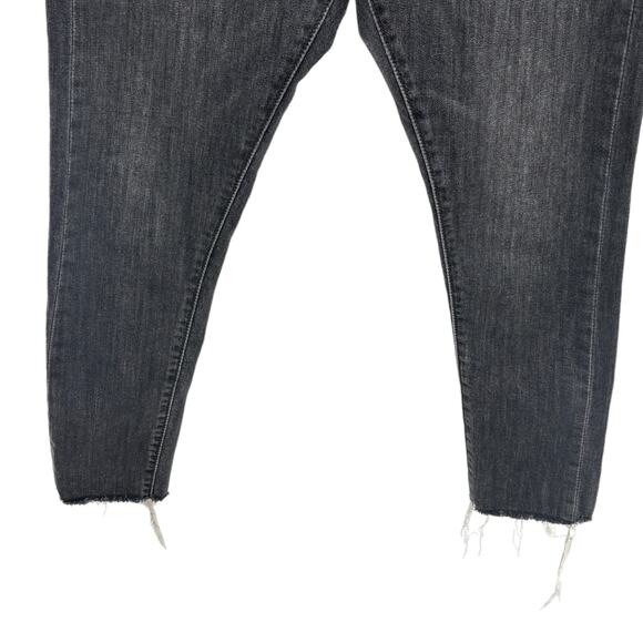 Levi's Raven's Wing Charcoal Gray Wedgie Skinny Jeans - Picture 5 of 10
